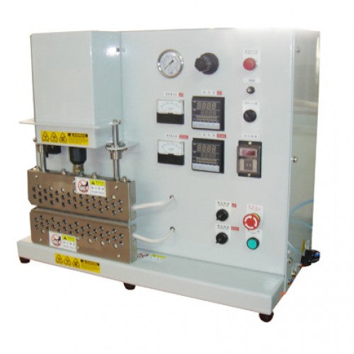 This Heat Seal Tester is used for testing heat sealing condition of film case of polymer batteries by controlling temperature, time and pressure.